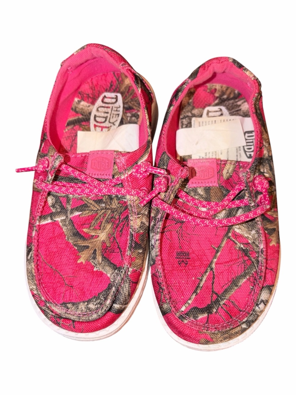 Hey Dude Kids Pink Camo